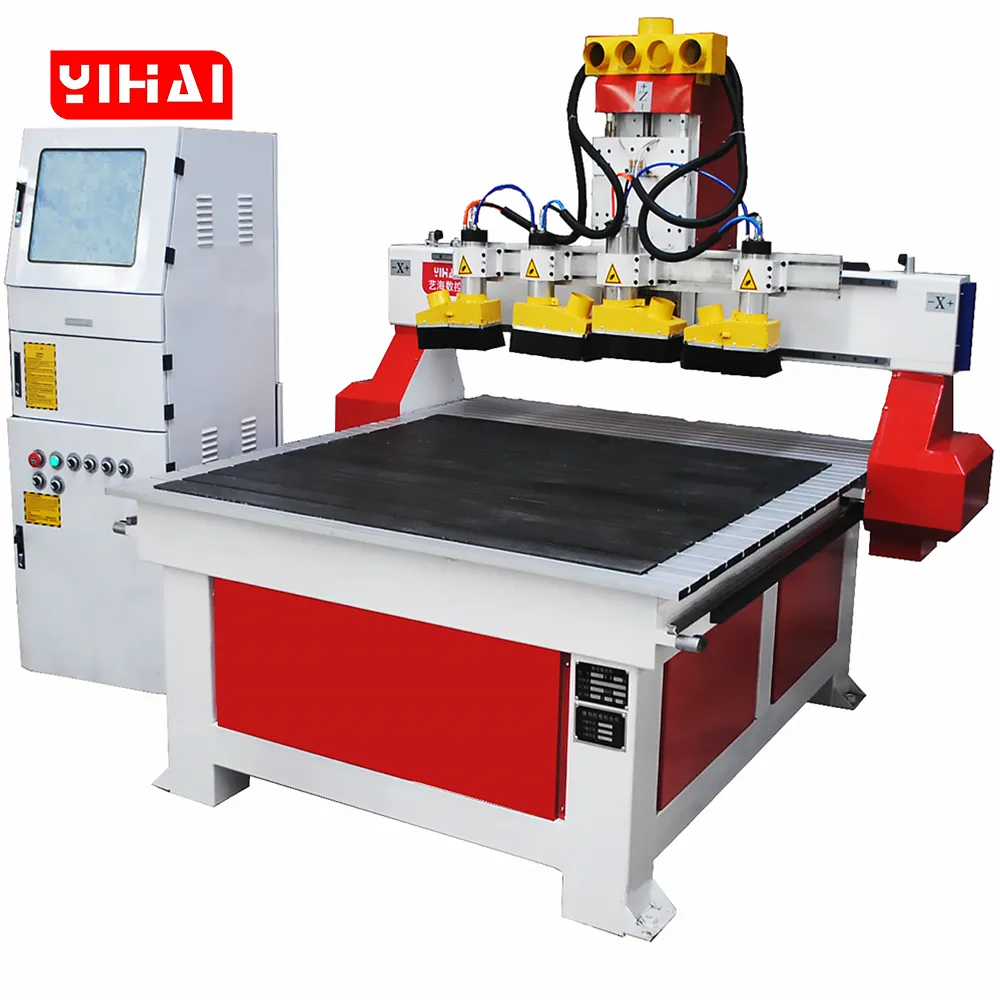 4-Head CNC Router - 1212 Multi-Spindle Engraving Machine 1 4-Head CNC Router - 1212 Multi-Spindle Engraving Machine