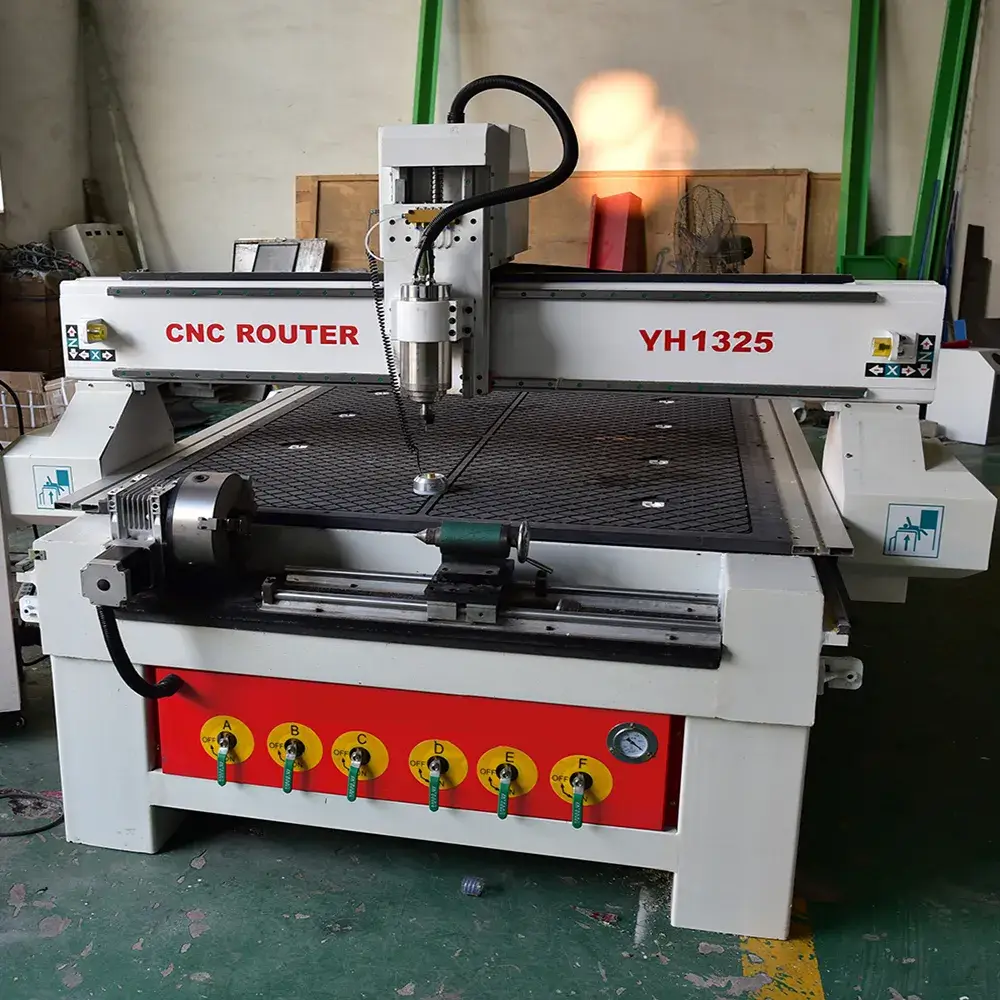 1325 CNC Advertising Router with Rotary Axis & Vacuum Table 3 1325 CNC Advertising Router with Rotary Axis & Vacuum Table