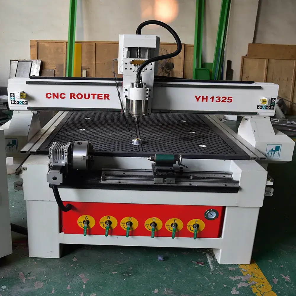 1325 CNC Advertising Router with Rotary Axis & Vacuum Table 5 1325 CNC Advertising Router with Rotary Axis & Vacuum Table