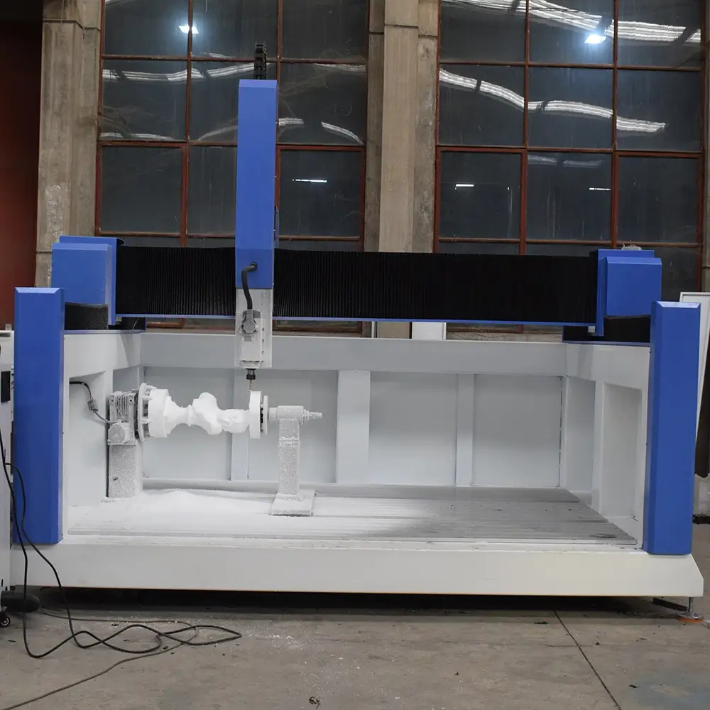 4 Axis Rotary CNC Foam Carving Machine for 3D Models Props 3 4 Axis Rotary CNC Foam Carving Machine for 3D Models & Props