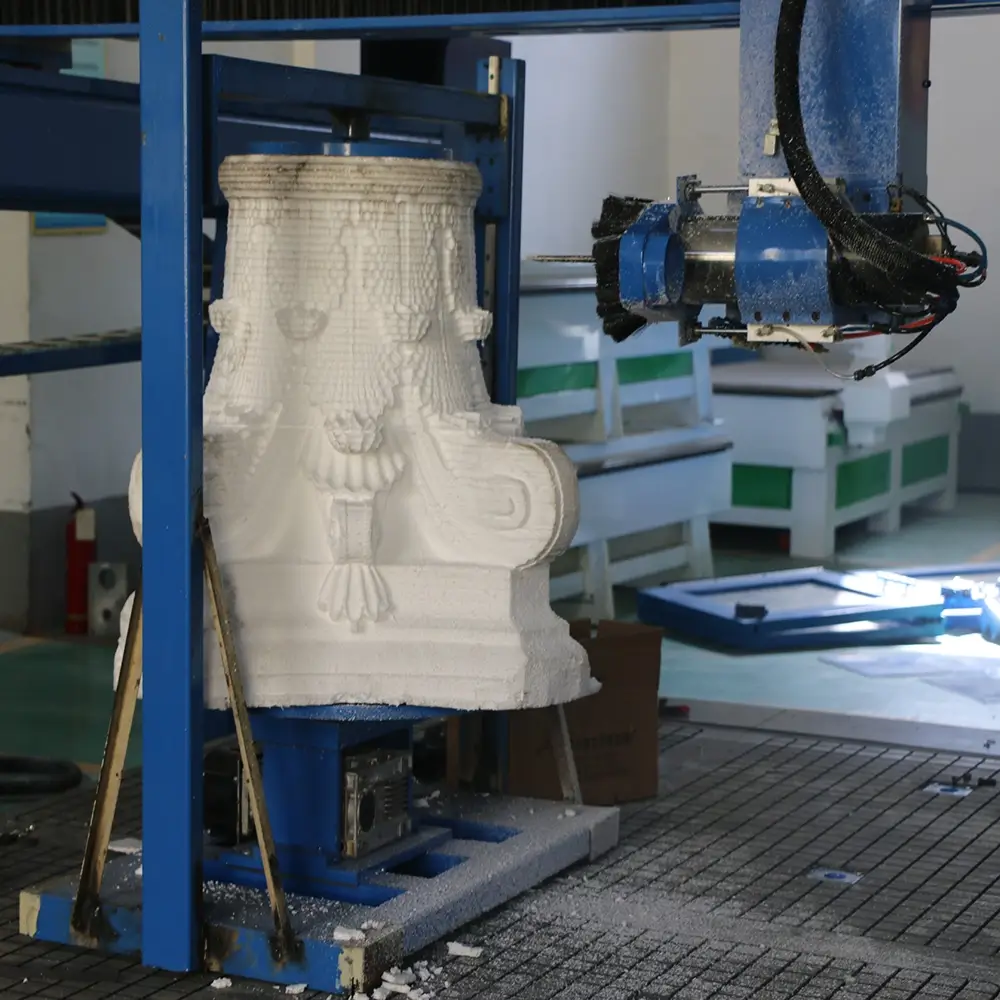 Industrial 5-Axis 3560 CNC Foam Router with ATC and 360 Degree Head 9 Industrial 5-Axis 3560 CNC Foam Router with ATC and 360 Degree Head