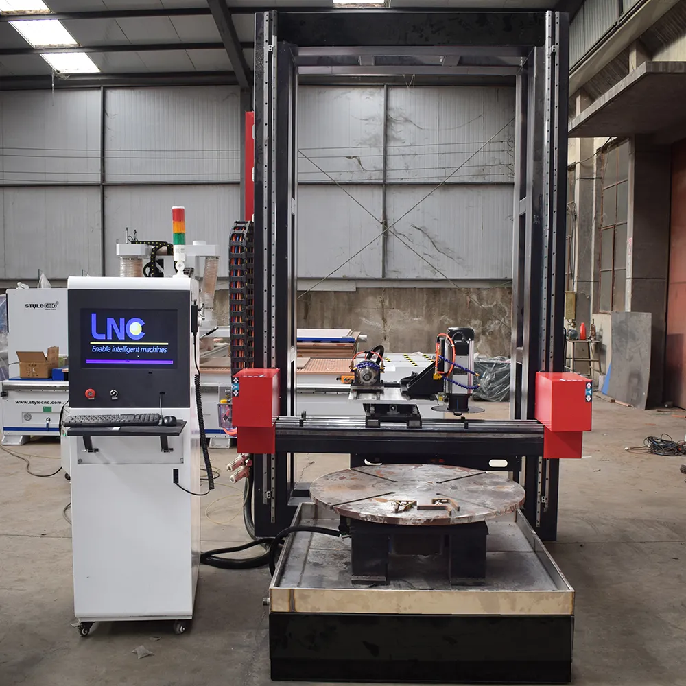 Vertical CNC Stone Router for Statue Carving | YIHAICNC 3 Vertical CNC Stone Router for Statue Carving | YIHAICNC