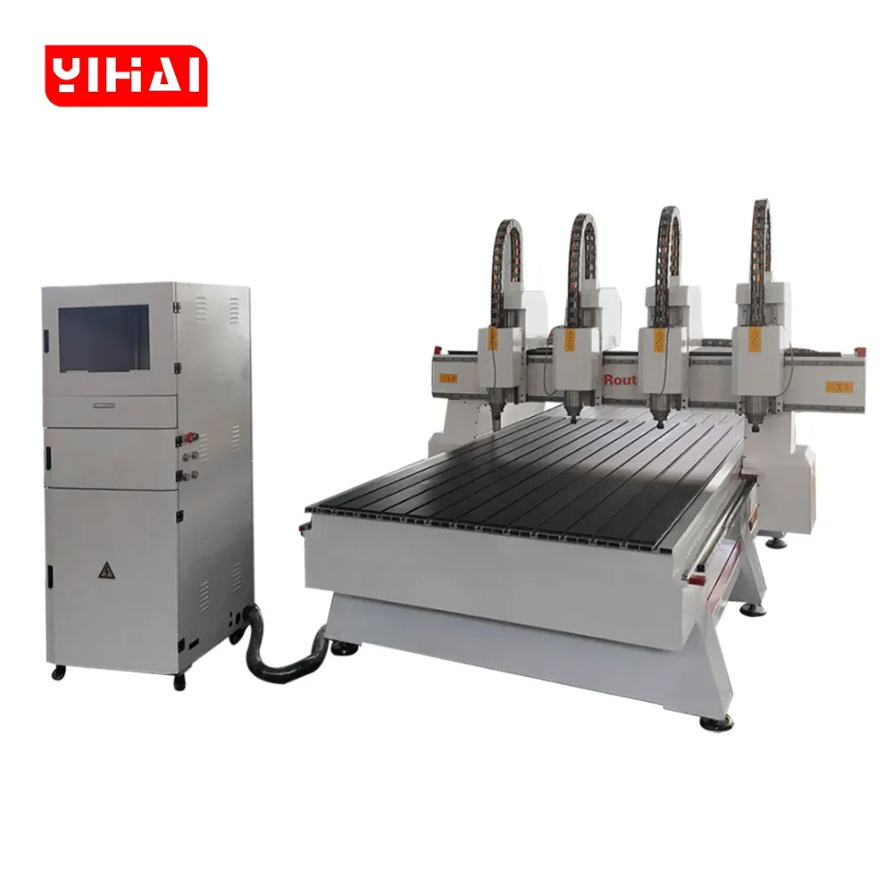 YH1325 4-Head Independent CNC Router for Thick Materials 1 YH1325 4-Head Independent CNC Router for Thick Materials