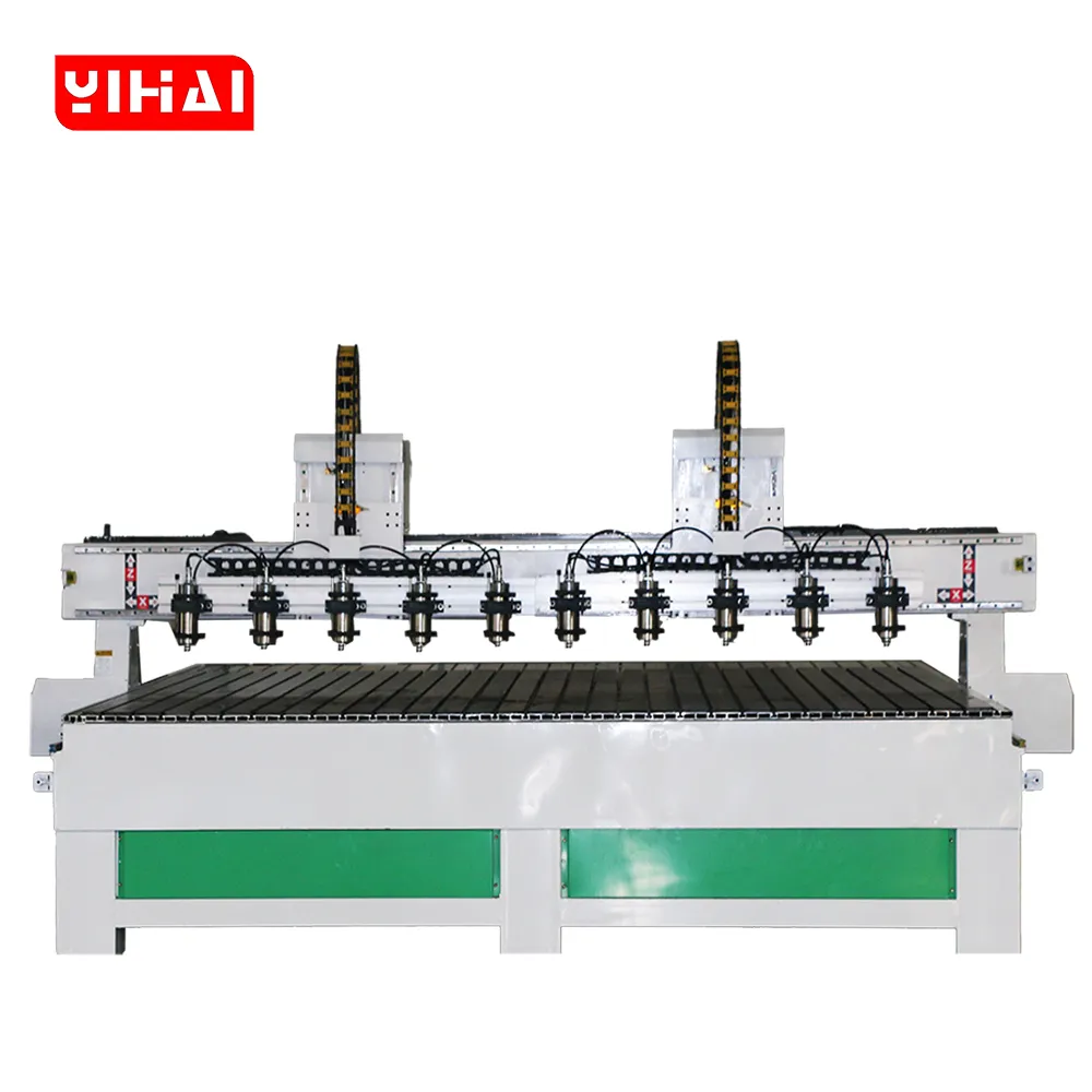 YH3025 10-Head CNC Router: Dual Z-Axis for Batch Production