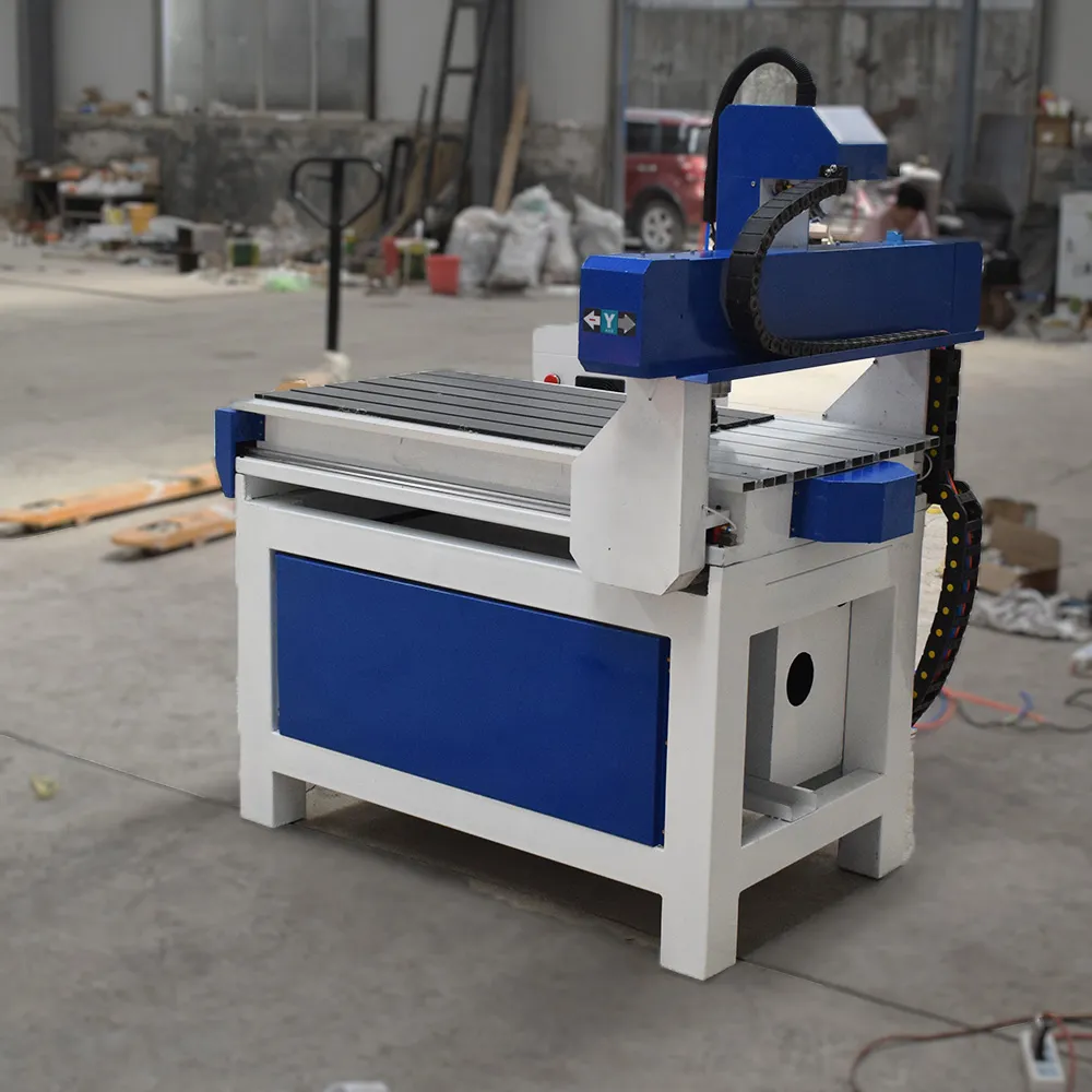 YH6090 CNC Router with Aluminum T-Slot Table for Advertising 9 Multi-angle views of the YH6090 CNC advertising router (featuring an aluminum T-slot table)