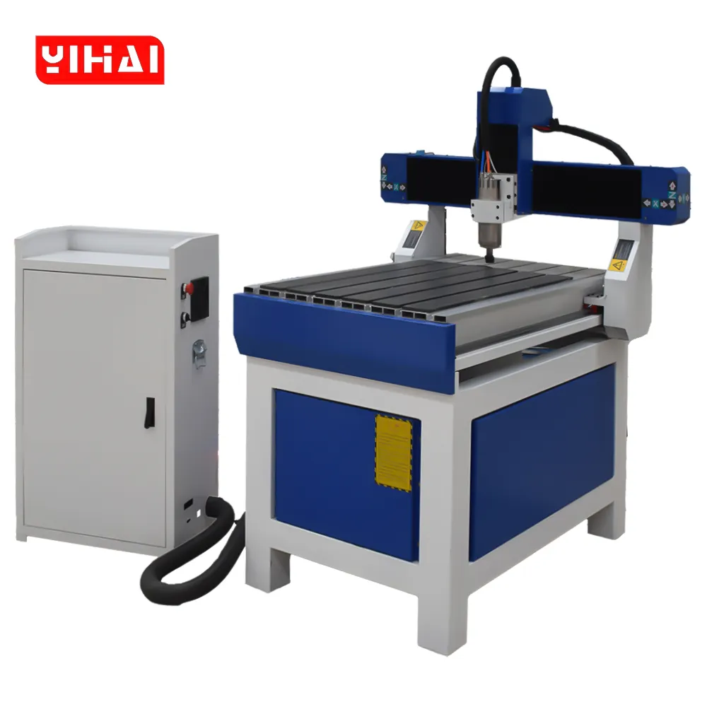 YH6090 CNC Router with Aluminum T-Slot Table for Advertising