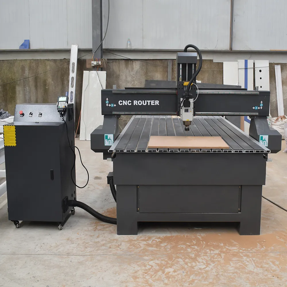 YH1325 CNC Router with Single Spindle for Thick Wood & Advertising 3 YH1325 Single-Spindle CNC Router (suitable for thick board processing and advertising production) – multi-angle views