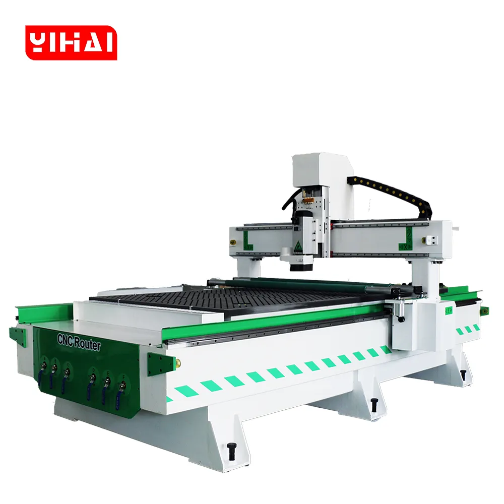 Low Cost 4x8 CNC Router with Press Rollers & Vacuum Table for Thin Board 1 Low Cost 4x8 CNC Router with Press Rollers & Vacuum Table for Thin Board