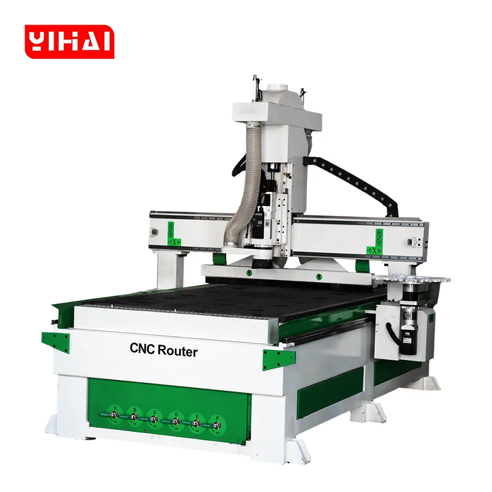 4x8 Rotary ATC CNC Machining Center for Woodworking (12-Tool Magazine)