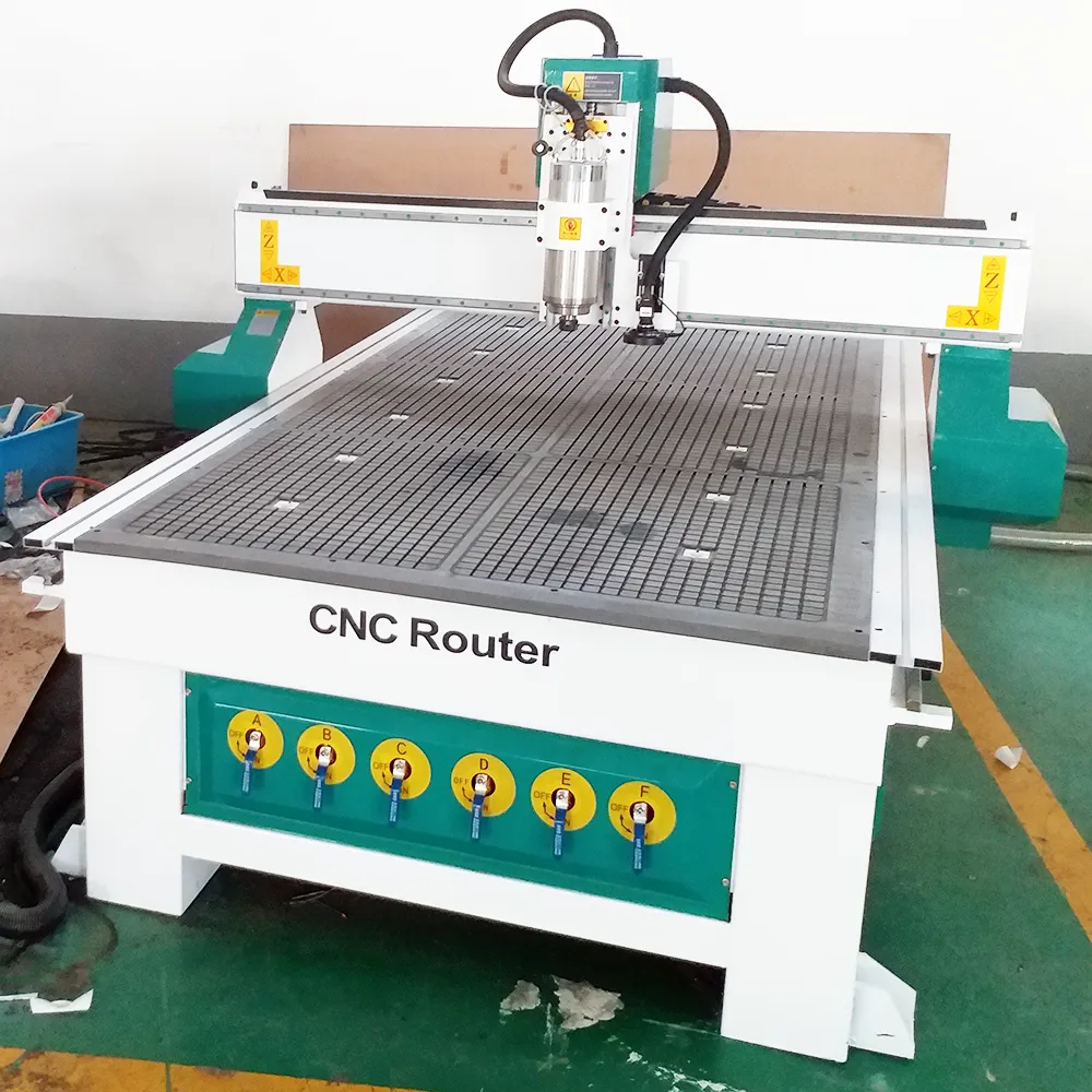 4x8 CNC Router with CCD Camera for Print & Cut Panel Processing 3 YIHAICNC 4x8 CNC router with CCD camera for print and cut panel processing and 6-zone vacuum bed