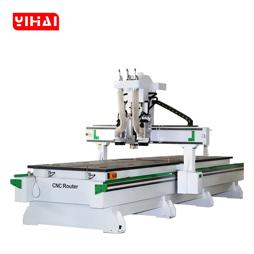 4x 16 Three Process CNC Nesting Machine With Drill Bank For Cabinet Production 1 4x 16 Three Process CNC Nesting Machine With Drill Bank For Cabinet Production